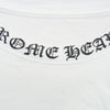 CHROME HEARTS クロムハーツ（原本無） Neck Logo L/S Tee ネックロゴ プリント 長袖 ロングスリーブ ポケット Tシャツ カットソー ロンT ホワイト系 M【中古】