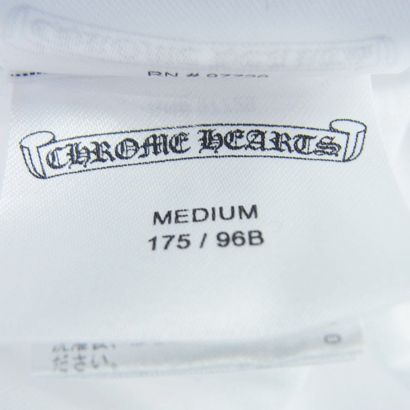 CHROME HEARTS クロムハーツ（原本無） Neck Logo L/S Tee ネックロゴ