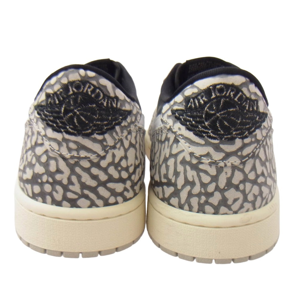 NIKE AIR JORDAN ナイキ ジョーダン CZ0790-001 Air Jordan 1 Retro Low OG Black Cement AJ1 レトロ ロー ブラックセメント スニーカー ブラック系 グレー系 28.5cm【中古】