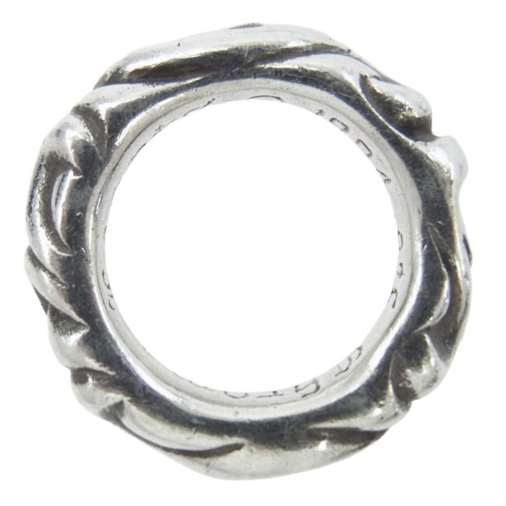 CHROME HEARTS クロムハーツ（原本有） SCRL BAND スクロールバンド リング シルバー系 6号【中古】