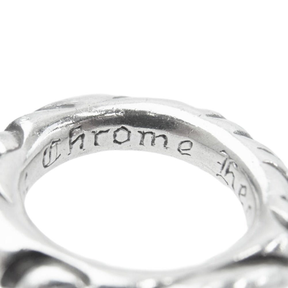 CHROME HEARTS クロムハーツ（原本有） SCRL BAND スクロールバンド リング シルバー系 6号【中古】