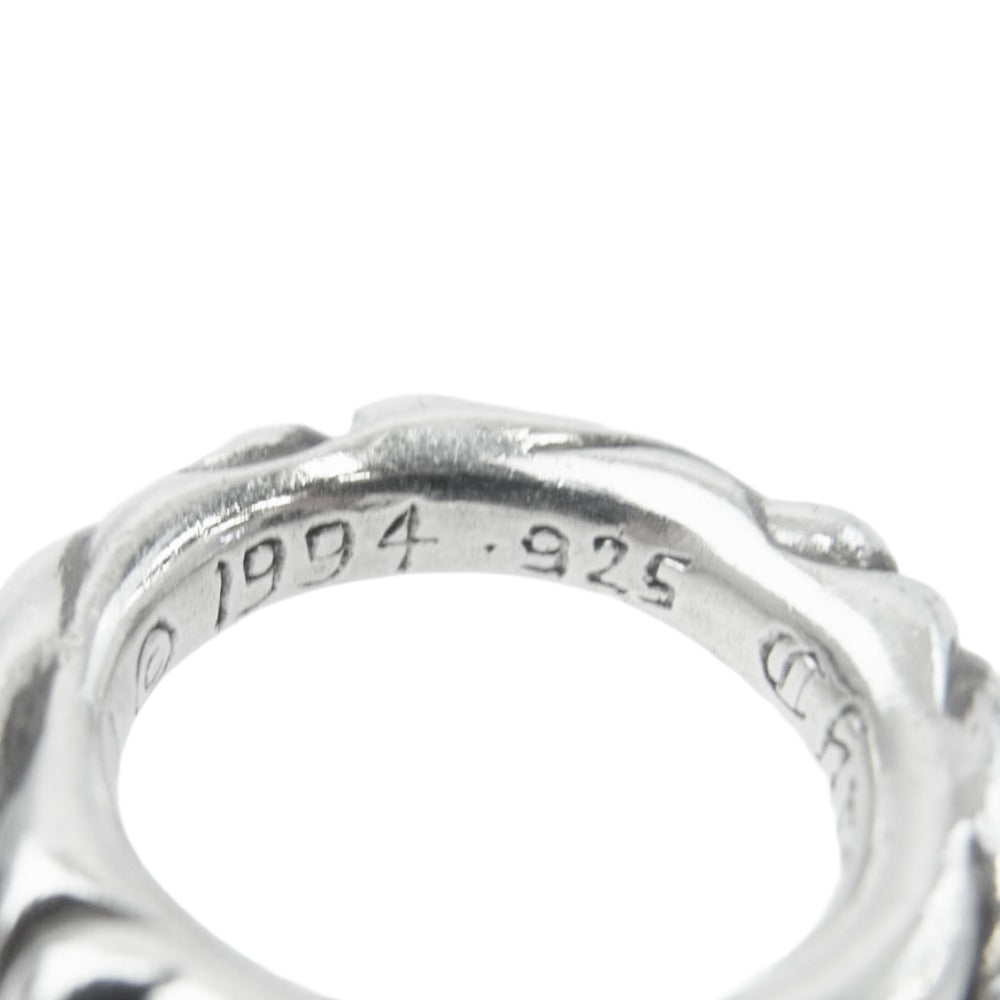 CHROME HEARTS クロムハーツ（原本有） SCRL BAND スクロールバンド リング シルバー系 6号【中古】