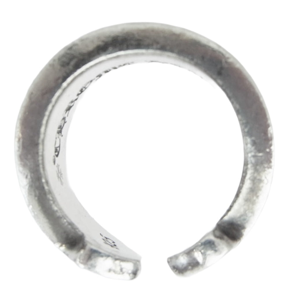 CHROME HEARTS クロムハーツ（原本有） LG SCROLL LABEL ラージスクロールラベル リング シルバー系 約13.5号【中古】