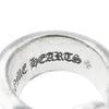 CHROME HEARTS クロムハーツ（原本有） LG SCROLL LABEL ラージスクロールラベル リング シルバー系 約13.5号【中古】