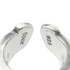 CHROME HEARTS クロムハーツ（原本有） LG SCROLL LABEL ラージスクロールラベル リング シルバー系 約13.5号【中古】