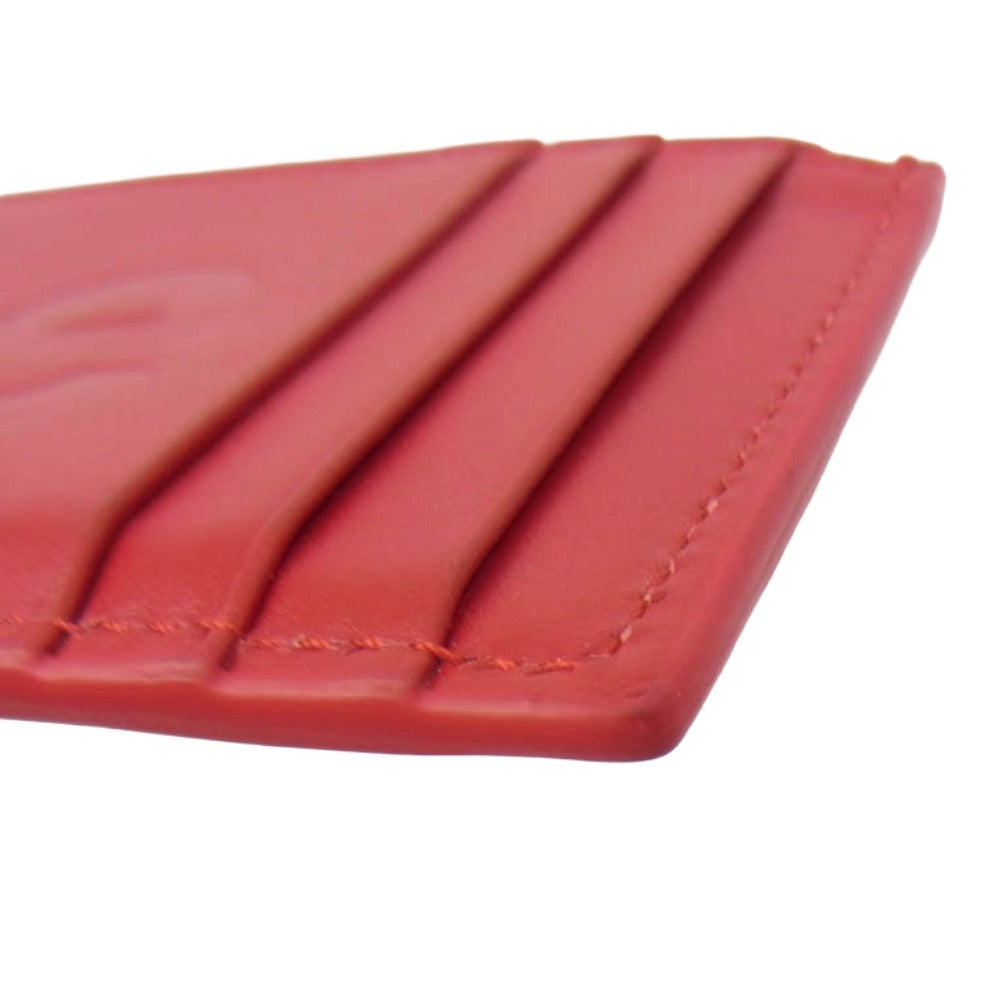 Supreme シュプリーム 25SS Leather Zip Card Holder ジップ カードホルダー コインケース レッド系【美品】【中古】