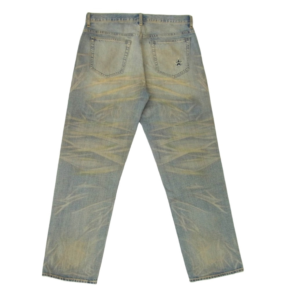 Supreme シュプリーム 25AW Regular Jean Dirty Indigo レギュラー ジーンズ リジット ダーティー インディゴ デニムパンツ インディゴブルー系 32【美品】【中古】