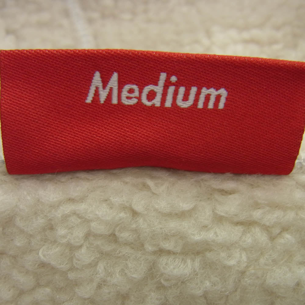 Supreme シュプリーム 25AW Faux Fur Zip Up Hooded Sweatshirt フェイクファー ジップアップ フーデッド スウェットシャツ パーカー フーディー グレー系 M【美品】【中古】