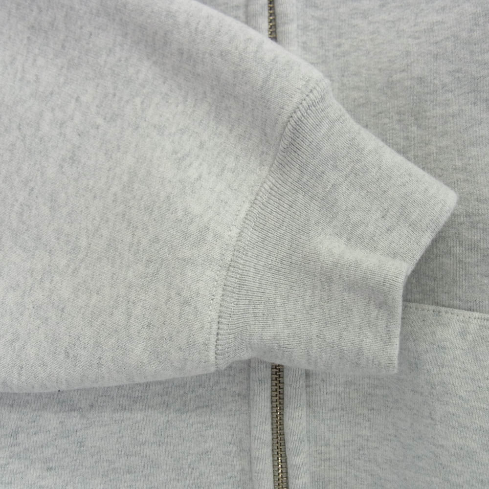 Supreme シュプリーム 25AW Faux Fur Zip Up Hooded Sweatshirt フェイクファー ジップアップ フーデッド スウェットシャツ パーカー フーディー グレー系 M【美品】【中古】