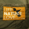 フリーシティ LIFE NATURE LOVE バードプリント ミリタリー カーゴ ショーツ ショート ハーフ パンツ カーキ系 表記なし【中古】
