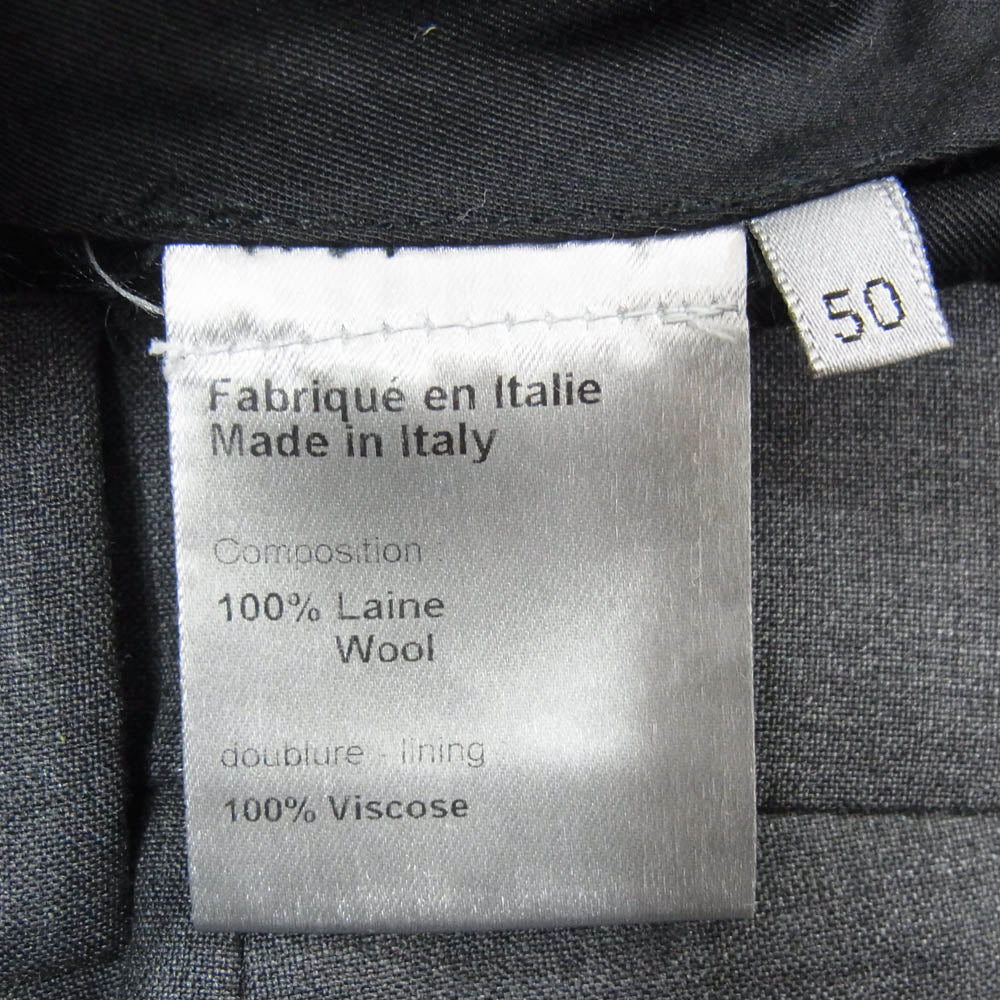 DIOR HOMME ディオールオム 8E3110320558 ウール スラックス パンツ グレー系 50【中古】