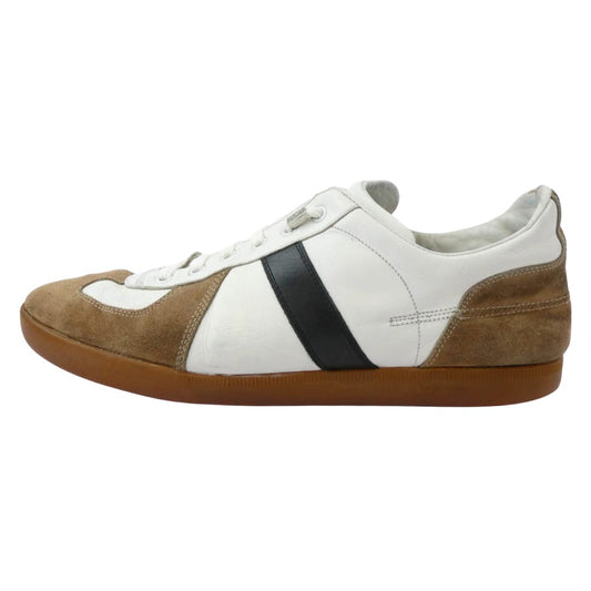 DIOR HOMME ディオールオム 05AW エディ期 B01 ジャーマン トレーナー ローカット スニーカー ライトブラウン系 ホワイト系 43【中古】