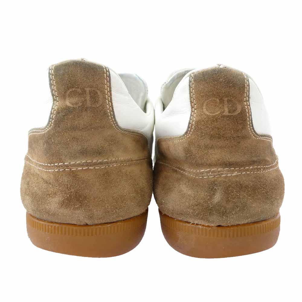 DIOR HOMME ディオールオム 05AW エディ期 B01 ジャーマン トレーナー ローカット スニーカー ライトブラウン系 ホワイト系 43【中古】