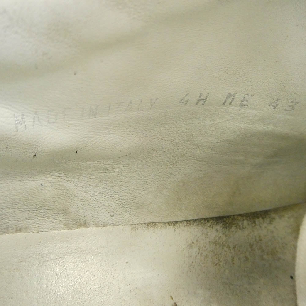 DIOR HOMME ディオールオム 05AW エディ期 B01 ジャーマン トレーナー ローカット スニーカー ライトブラウン系 ホワイト系 43【中古】