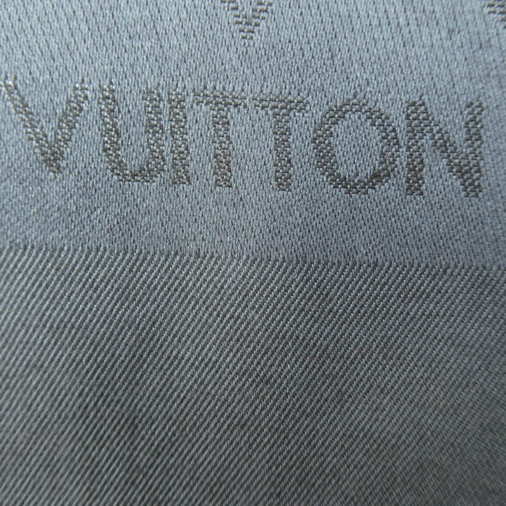 LOUIS VUITTON ルイ・ヴィトン ショール モノグラム ウール シルク 大判ストール ネイビー系【中古】