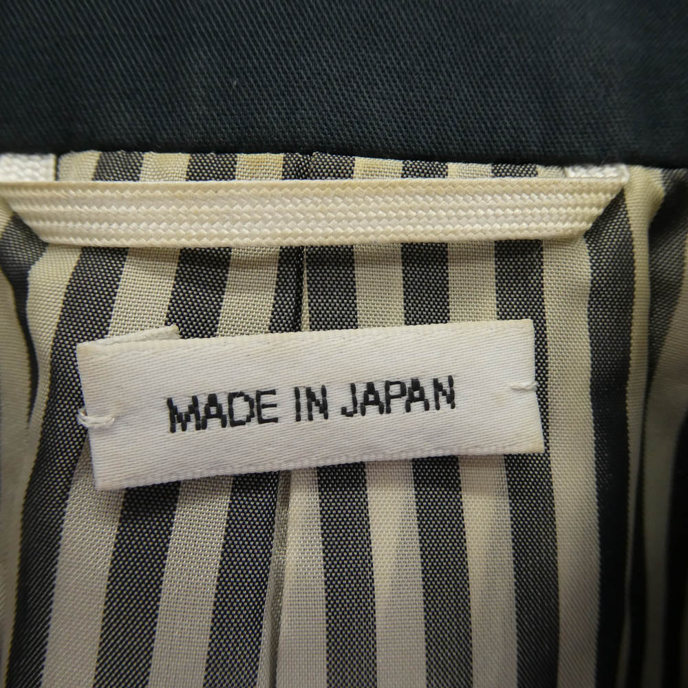 THOM BROWNE トムブラウン コットン トリコロール バルカラー コート ネイビー ネイビー系【中古】