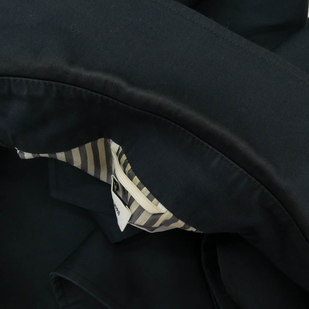 THOM BROWNE トムブラウン コットン トリコロール バルカラー コート ネイビー ネイビー系【中古】