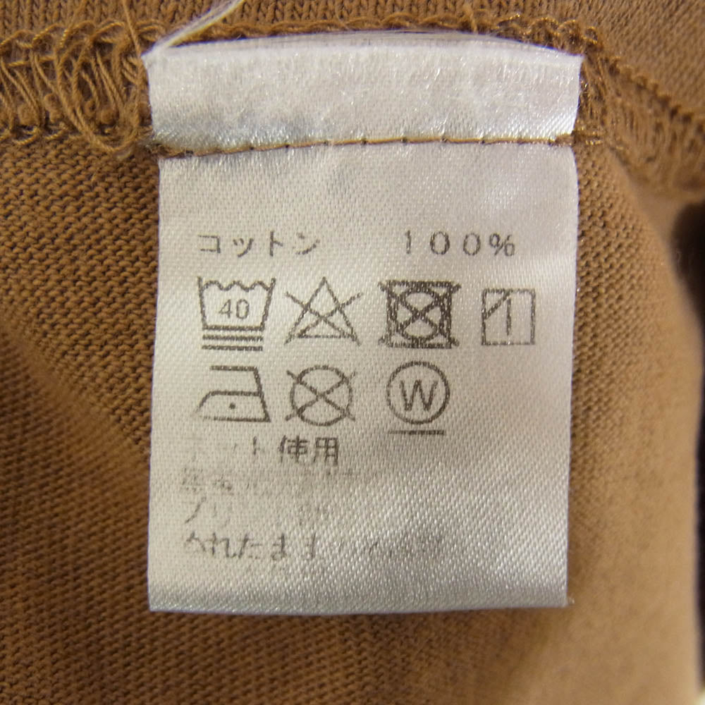 SAPEUR サプール ペイズリー柄 デニス ロッドマン グラフィック Tシャツ 半袖カットソー ブラウン系 XL【中古】