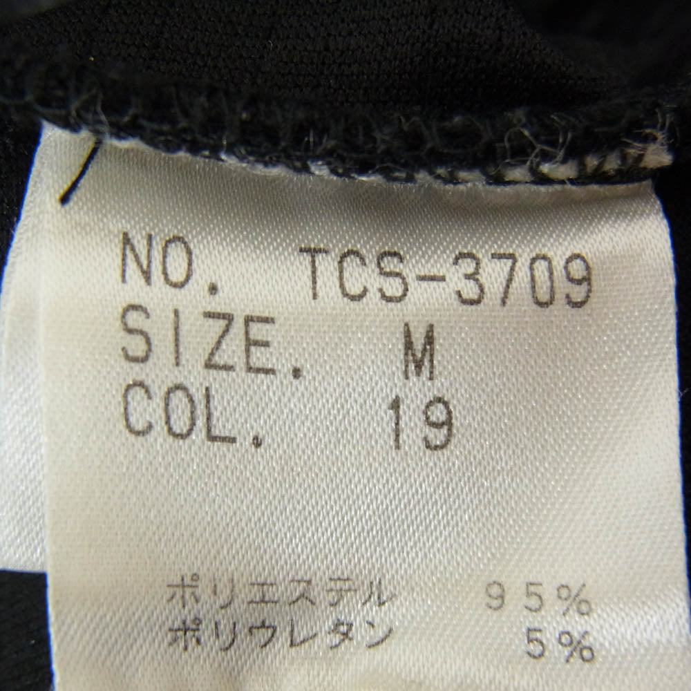 TORNADO MART トルネードマート TCS-3709 グロスシュリンクジャージ― Vネック 長袖 カットソー Tシャツ ブラック系 M【中古】
