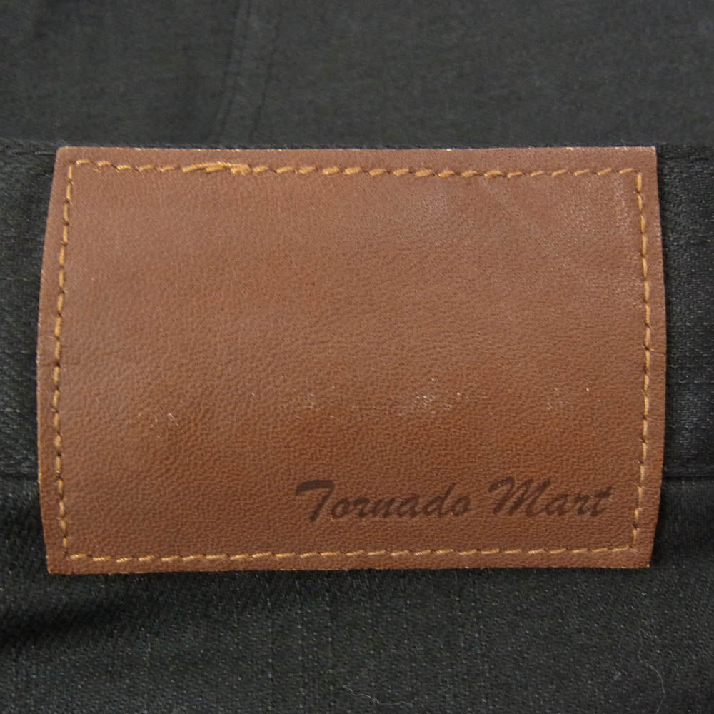 TORNADO MART トルネードマート ZPT-4204 Zero by ゼロバイ コーティング スラブ ツイル パンツ ブラック系 S【中古】