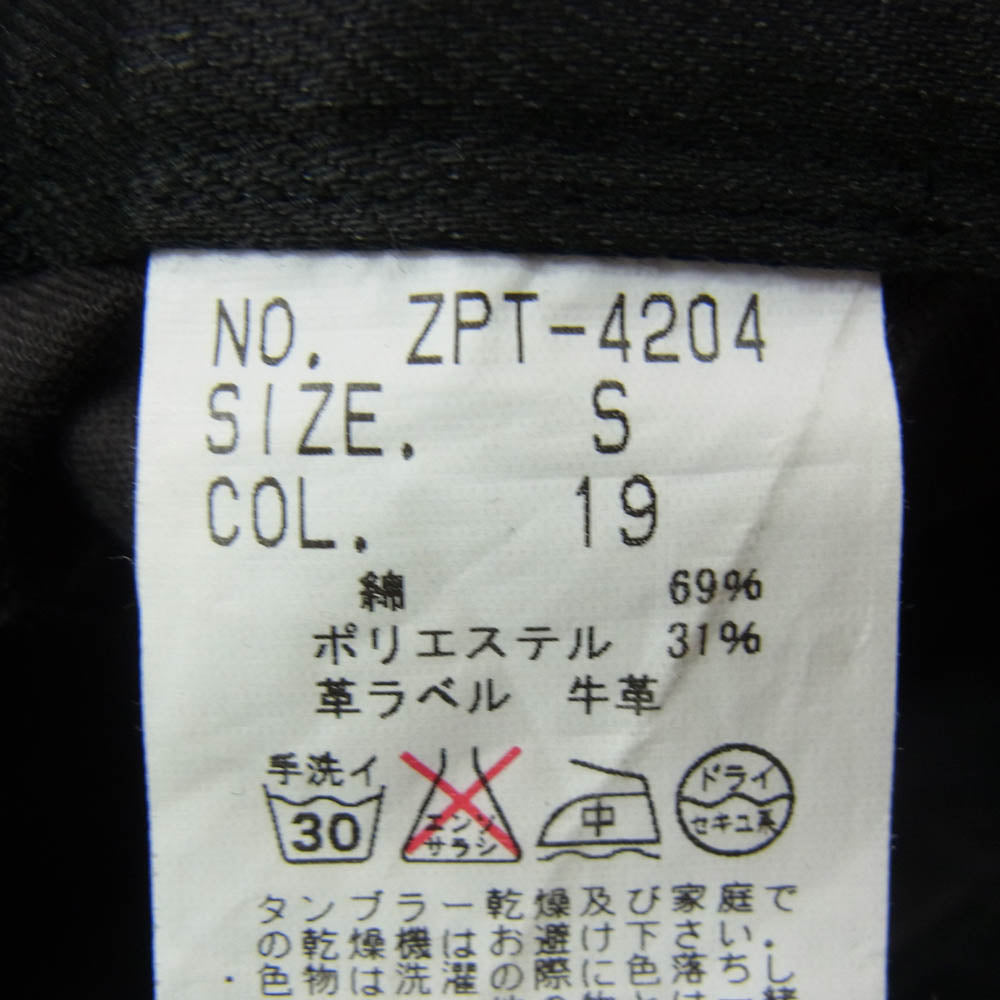 TORNADO MART トルネードマート ZPT-4204 Zero by ゼロバイ コーティング スラブ ツイル パンツ ブラック系 S【中古】