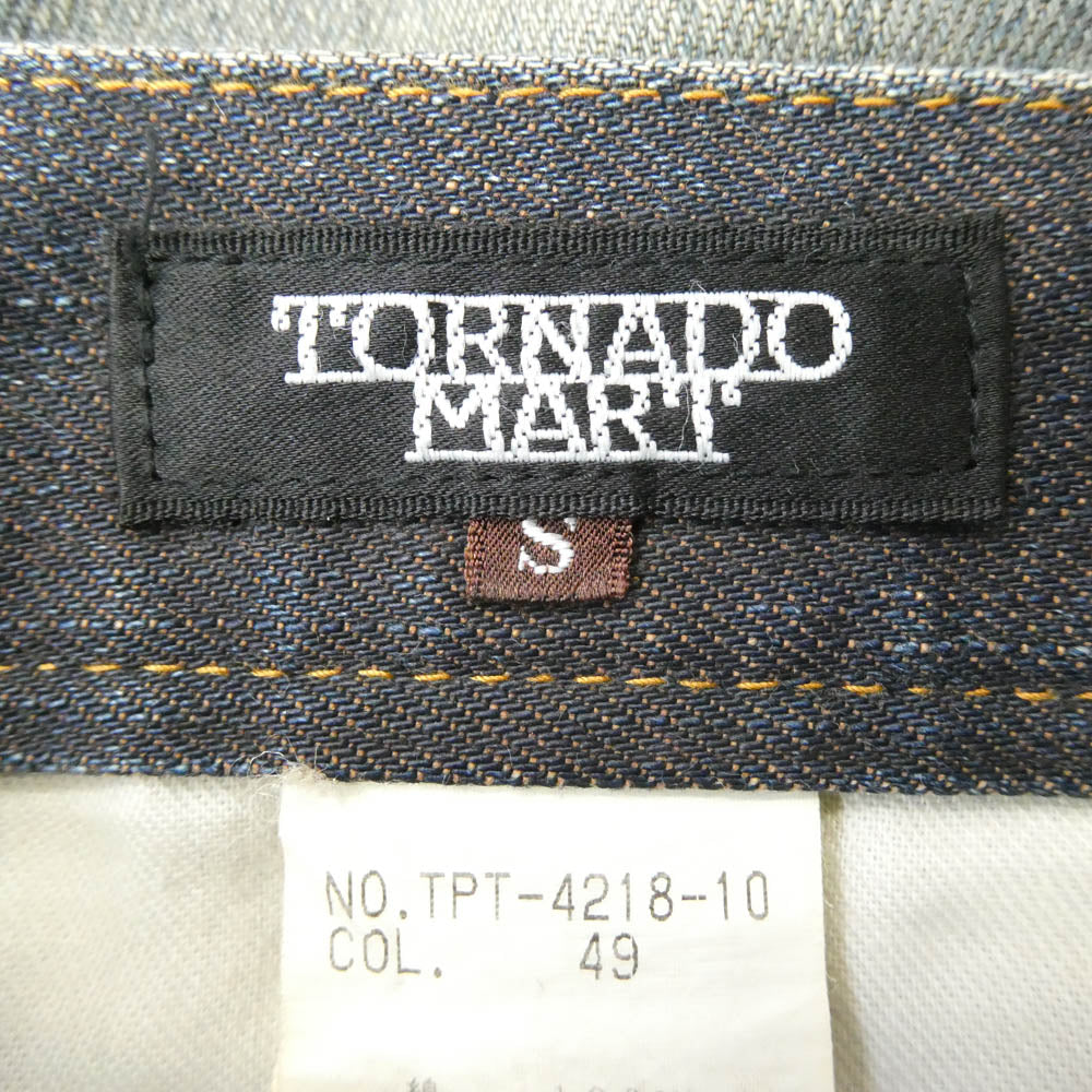 TORNADO MART トルネードマート TPT-4218 ブーツカット フレア デニムパンツ インディゴブルー系 S【中古】