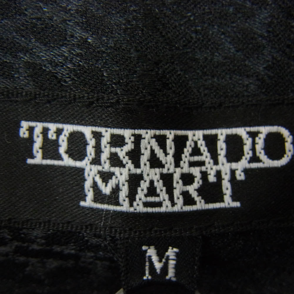 TORNADO MART トルネードマート TSH-7634 レオパード 七分袖 エポレット付き シャツ ブラック系 M【中古】