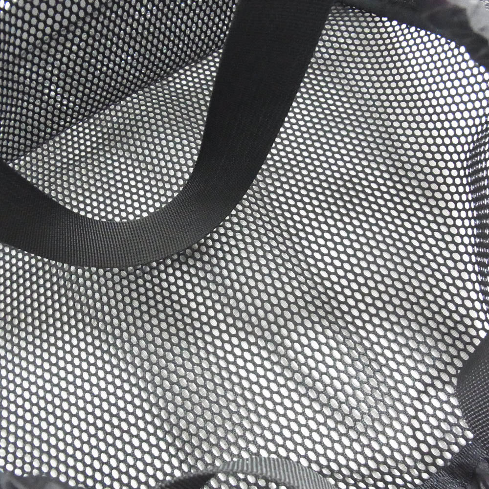 NEIGHBORHOOD ネイバーフッド 25SS 251FJNH-CG02 MESH DRAWSTRING TOTE BAG ドローストリングバッグ ナップサック ブラック系【新古品】【未使用】【中古】