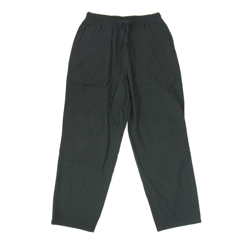 marka マーカ M22C-02PT01C COCOON FIT EASY PANTS WOOL SILK STRIPE イージー ストライプ ウールパンツ ダークグレー系 2【中古】