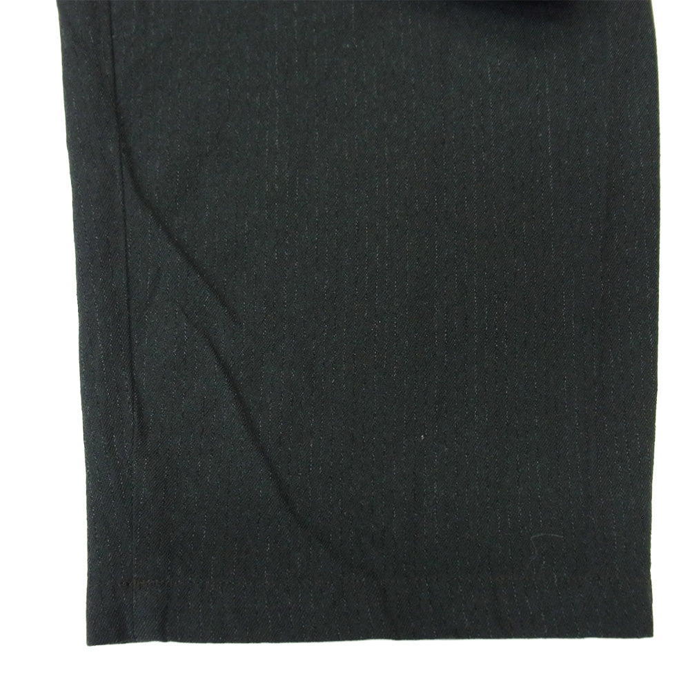 marka マーカ M22C-02PT01C COCOON FIT EASY PANTS WOOL SILK STRIPE イージー ストライプ ウールパンツ ダークグレー系 2【中古】