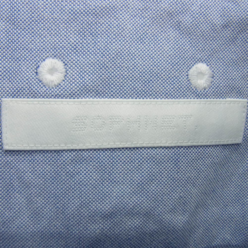 SOPHNET. ソフネット 25SS SOPH-250051 SPN WAPPEN REGULAR FIT B.D SHIRT ボタンダウン ワッペン付 長袖シャツ ライトブルー系 XL【新古品】【未使用】【中古】