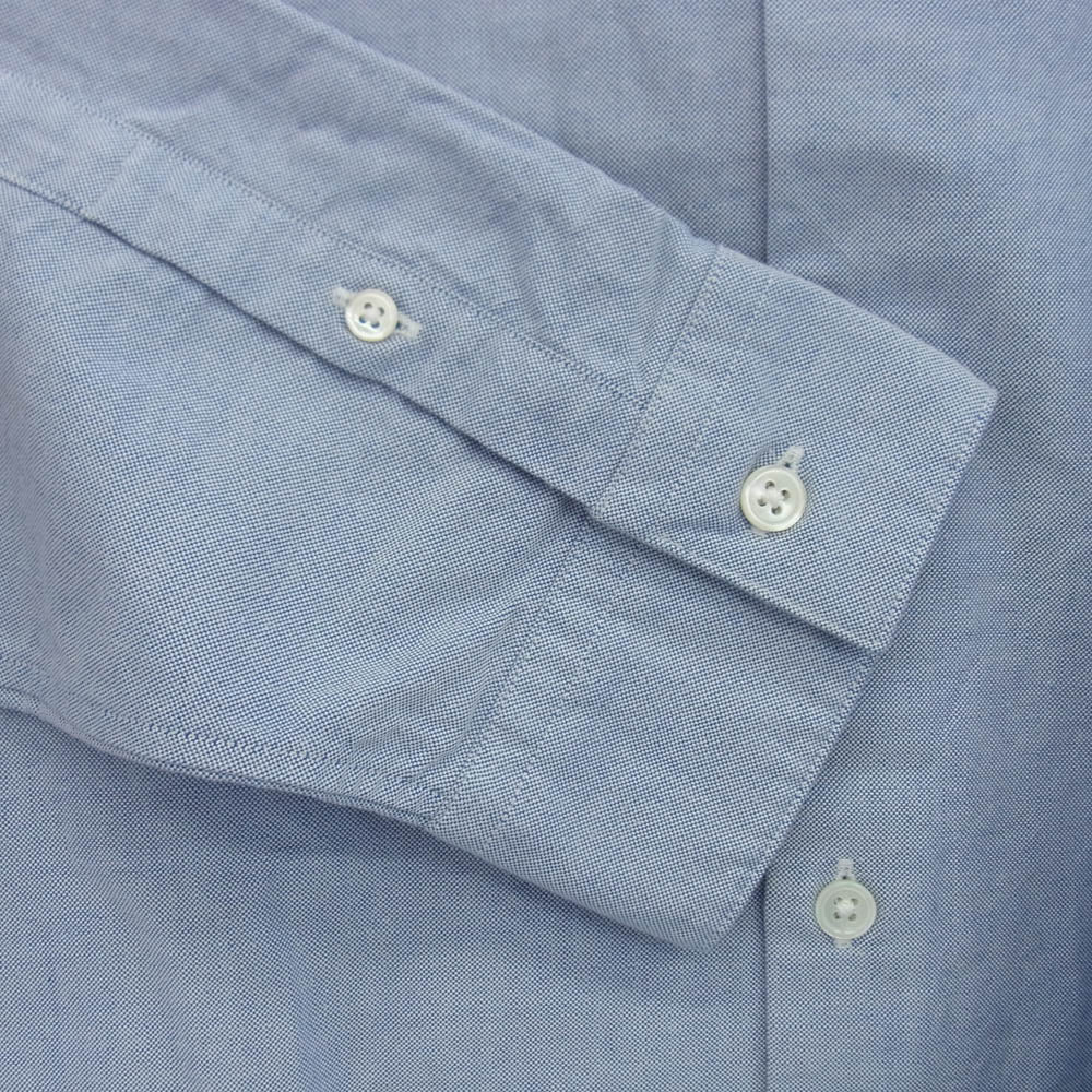 SOPHNET. ソフネット 25SS SOPH-250051 SPN WAPPEN REGULAR FIT B.D SHIRT ボタンダウン ワッペン付 長袖シャツ ライトブルー系 XL【新古品】【未使用】【中古】