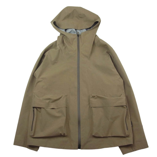 DESCENTE デサント DLMSJC02 GORE-TEX HOODED BLOUSON ゴアテックス フーデッド ブルゾン マウンテンパーカー カーキ系 L【美品】【中古】