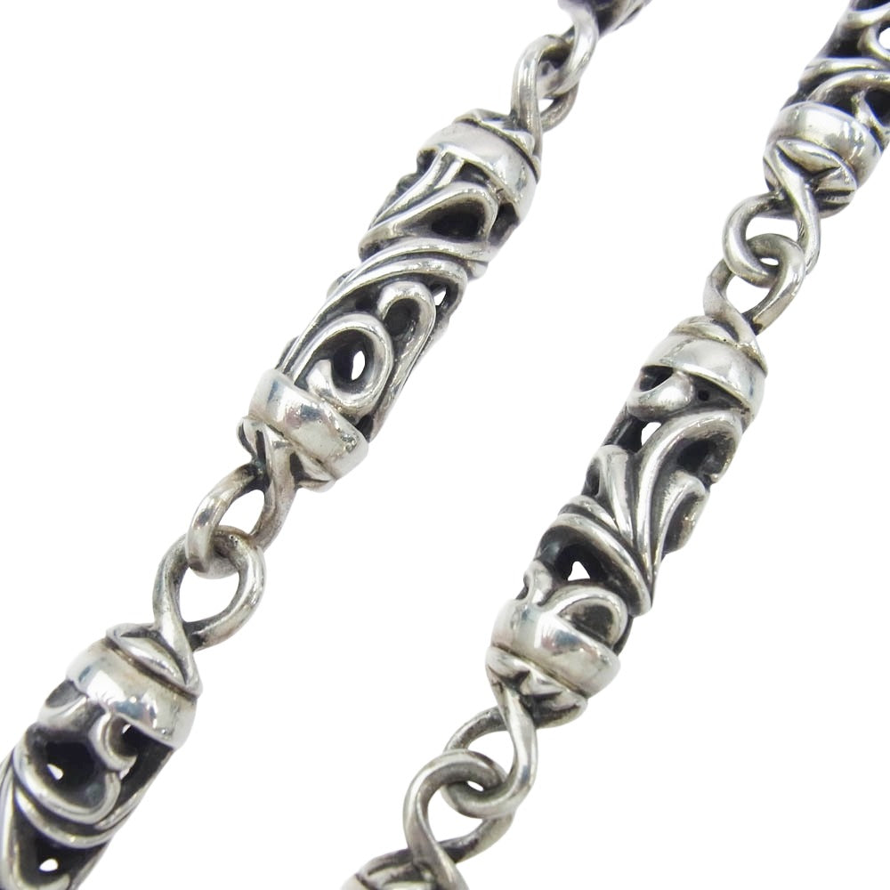 CHROME HEARTS クロムハーツ（原本無） 9LINK ROLLER LONG-T 2クリップ 9LINK ロング ローラー ウォレットチェーン シルバー系【中古】