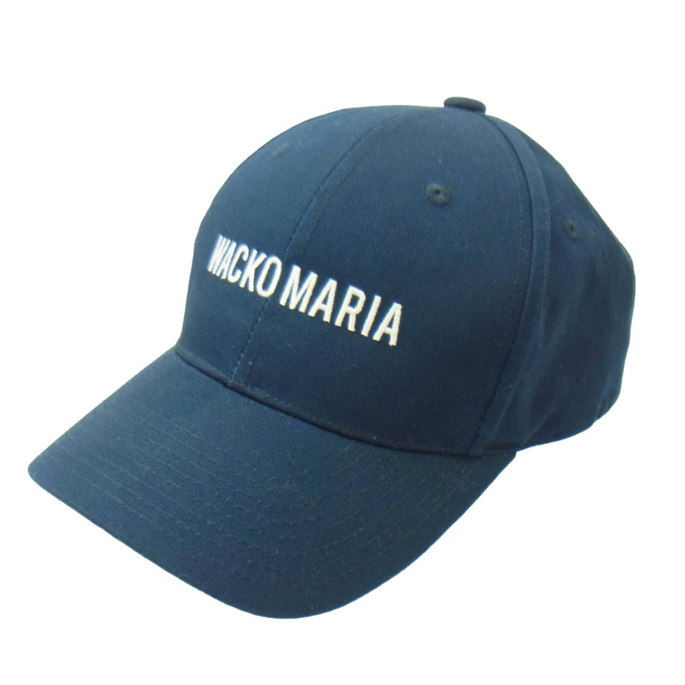 WACKO MARIA ワコマリア 25AW 25FWE-WMA-CP01 6 PANEL CAP パネル キャップ ネイビー系【中古】