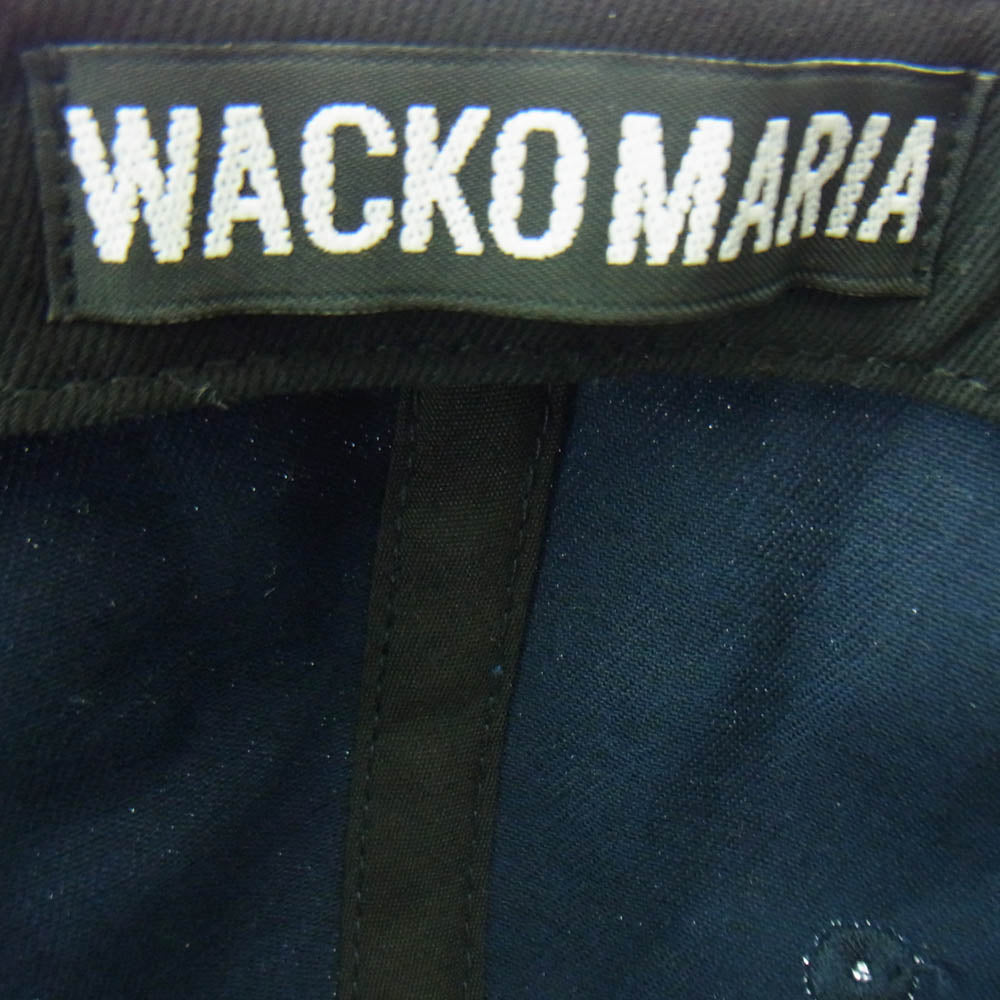 WACKO MARIA ワコマリア 25AW 25FWE-WMA-CP01 6 PANEL CAP パネル キャップ ネイビー系【中古】