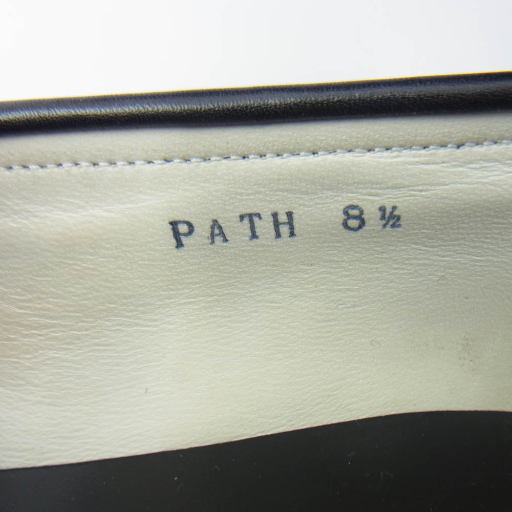 トレーディングポスト CTPPATH001 PATH LOTUSCALF ビジネスシューズ ローファー ブラック系 26.0cm 8 1/2【美品】【中古】