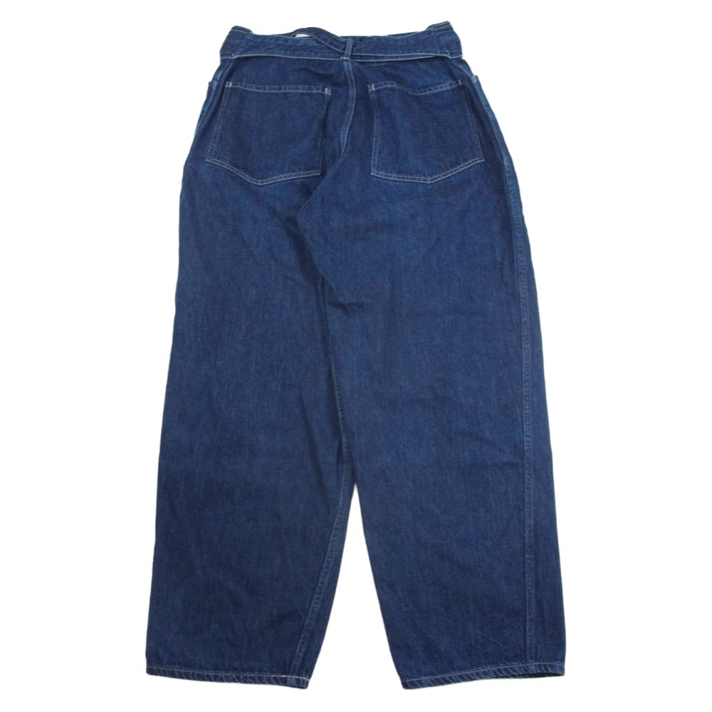 COMOLI コモリ 19SS P01-03004 BELTED DENIM PANT ベルテッド COMOLI コモリ 19SS P01-03004 BELTED DENIM PANT ベルテッド