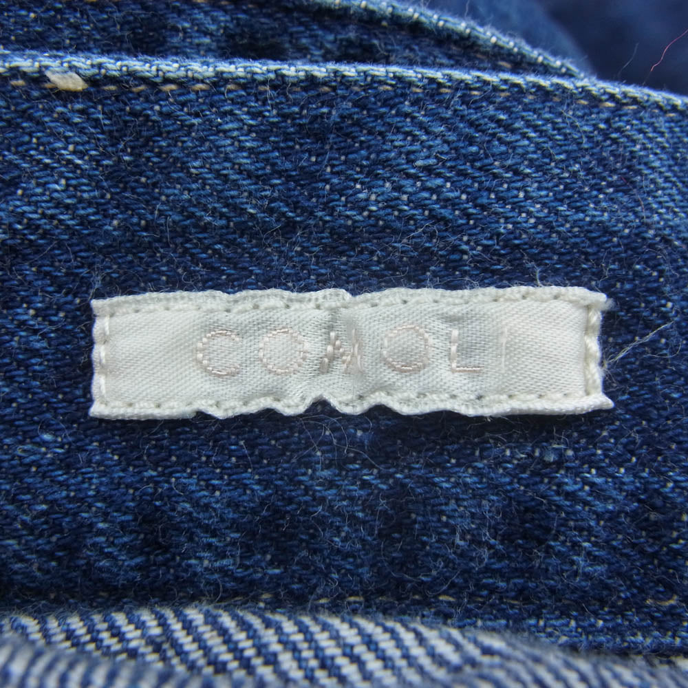 COMOLI コモリ 19SS P01-03004 BELTED DENIM PANT ベルテッド デニムパンツ インディゴブルー系 3【中古】