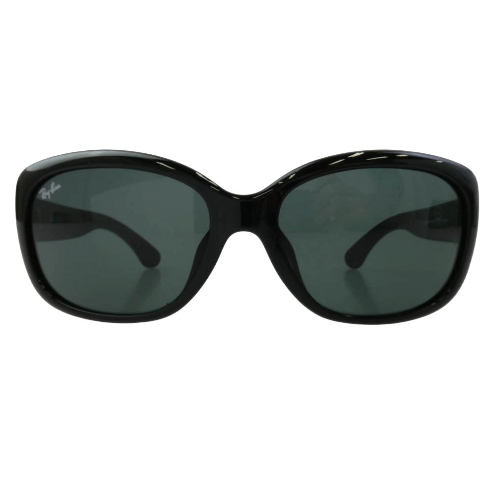 Ray-Ban レイバン RB4101F JACKIE OHH RB4101F ラウンドフレーム サングラス 眼鏡 アイウェア 58□17 ブラック系 58□17 135【美品】【中古】
