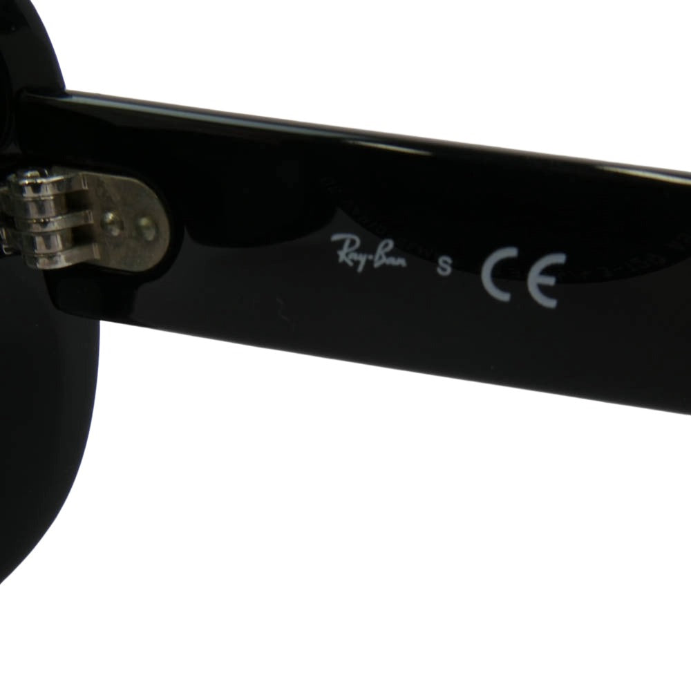 Ray-Ban レイバン RB4101F JACKIE OHH RB4101F ラウンドフレーム サングラス 眼鏡 アイウェア 58□17 ブラック系 58□17 135【美品】【中古】