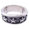 Cody Sanderson コディサンダーソン Hollow Star Ring ホロ― スター リング シルバー系 XXL 21号【中古】