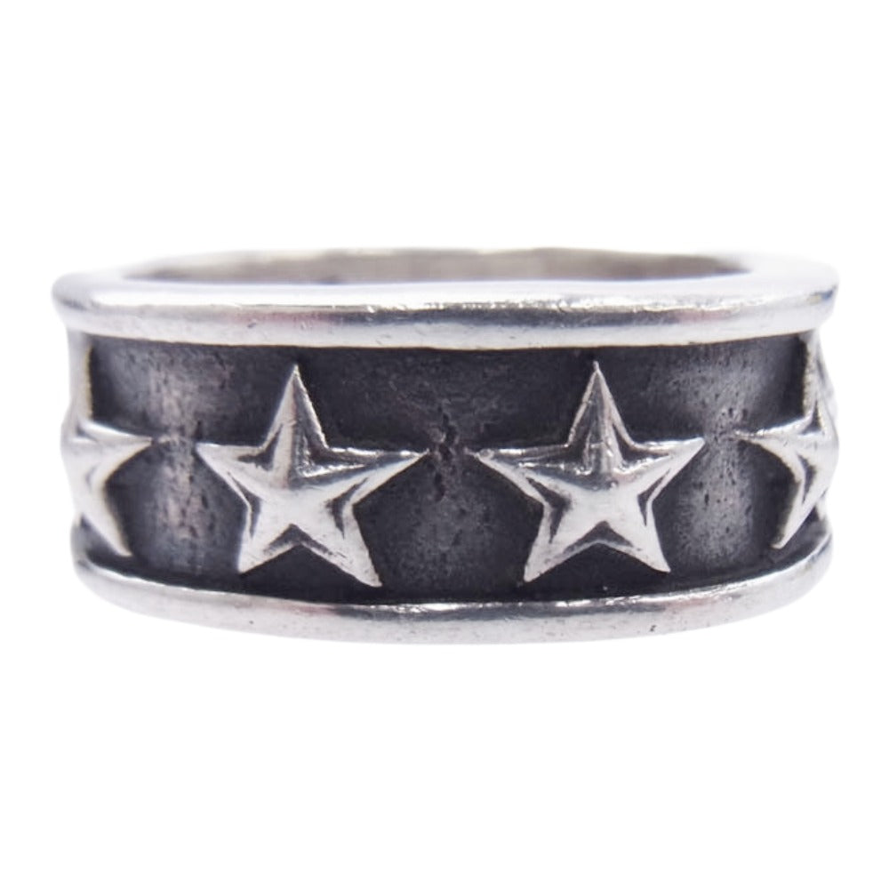 Cody Sanderson コディサンダーソン Hollow Star Ring ホロ― スター リング シルバー系 XXL 21号【中古】