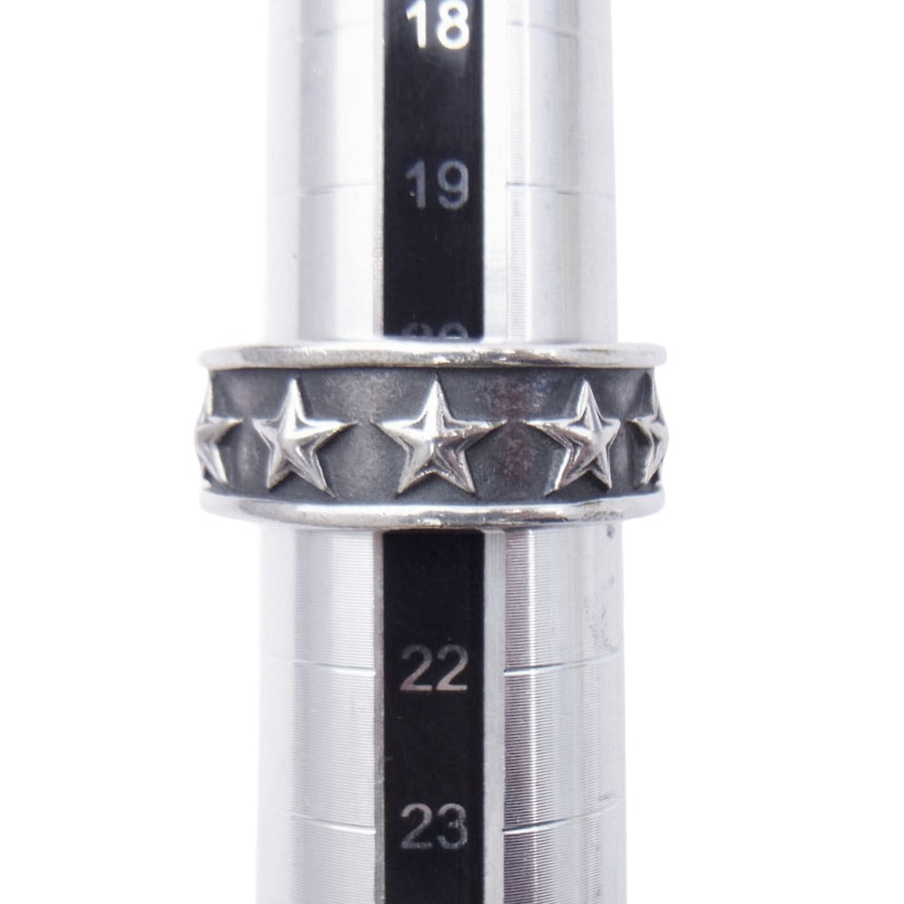 Cody Sanderson コディサンダーソン Hollow Star Ring ホロ― スター リング シルバー系 XXL 21号【中古】