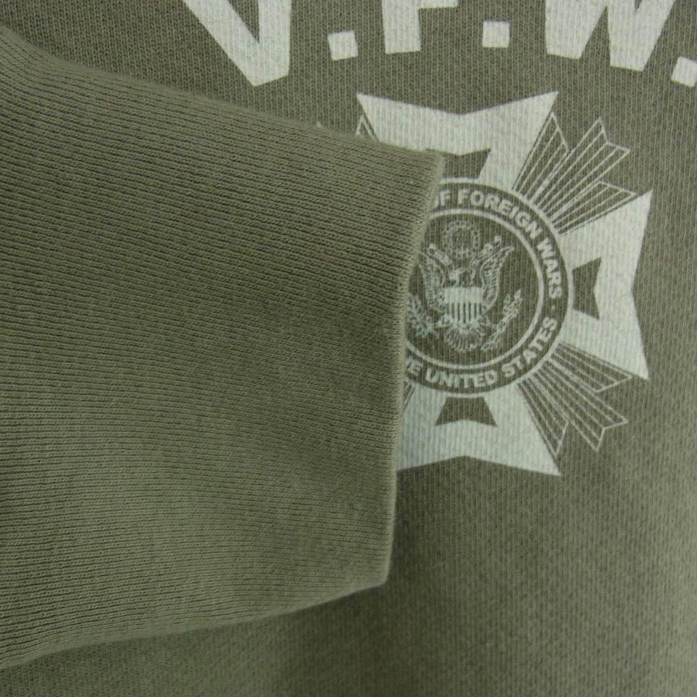 マック 90012231 V.F.W 定番ハーフジップPO スウェット プルオーバー グリーン系 M【中古】