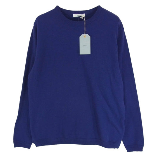 FUJITO フジト 24AW WF1-K23 L/S KNIT T-SHIRT ニット 長袖 Tシャツ パープル系 2【極上美品】【中古】