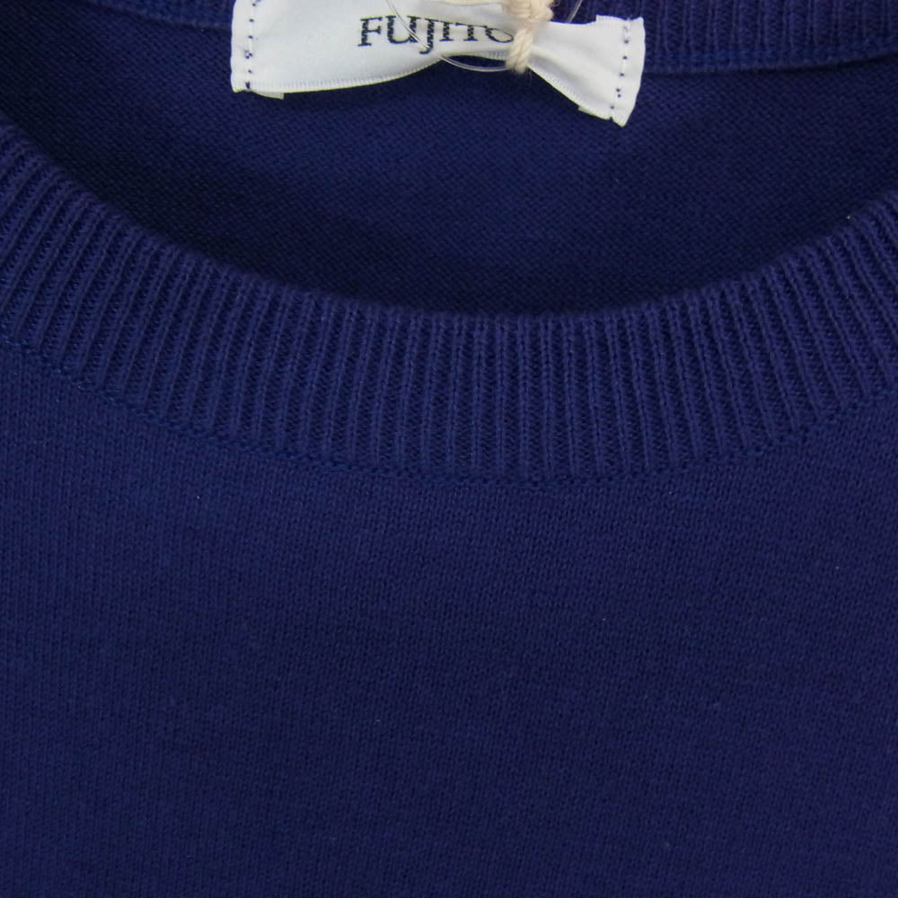 FUJITO フジト 24AW WF1-K23 L/S KNIT T-SHIRT ニット 長袖 Tシャツ パープル系 2【極上美品】【中古】