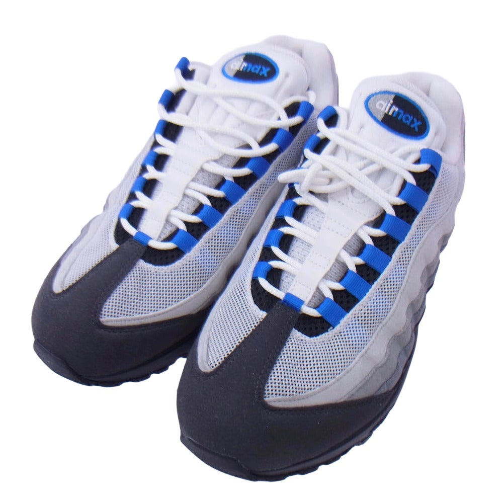 NIKE ナイキ IM7410-100 Air Max 95 OG Big Bubble エアマックス95 OG ビッグバブル スニーカー+I26 グレー系 ブルー系 28cm【中古】