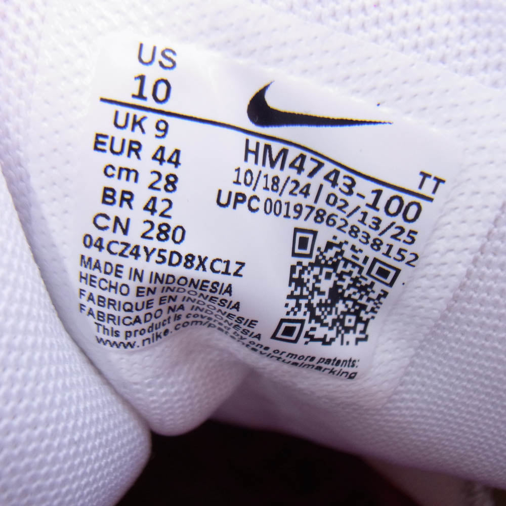 NIKE ナイキ HM4743-100 LEVIS リーバイス Denim White Air Max エア マックス 95 OG デニム ホワイト スニーカー オフホワイト系 28cm【中古】