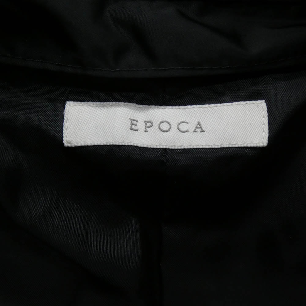 EPOCA エポカ M5A09-450-09 着脱可能ファーカラー付き ダウンコート ブラック系 40【中古】